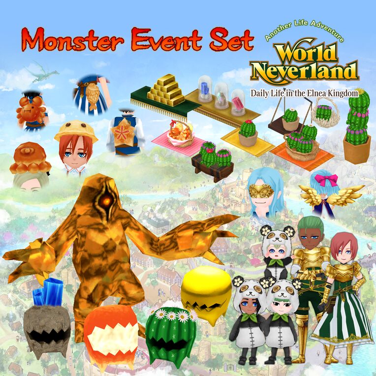 Monster Event Set: WorldNeverland - Daily Life in the Elnea Kingdom - Another Life Adventure